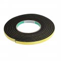 Uxcell 10pcs 3meter 10mm X 5mm Single-side Adhesive Shockproof Sponge Foam Tape Yellow Black