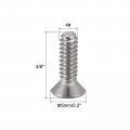 Uxcell 4 -40x3 8 Flat Head Machine Screws Phillips 304 Stainless Steel Bolts 200pcs