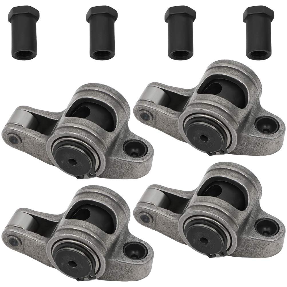 Roller Rocker Arm Assembly Set 1 50 Ratio 3 8 In For Sbc 305 350 400 Small Block Chevy Dm-ss3501538 Adjustable Engine Arms