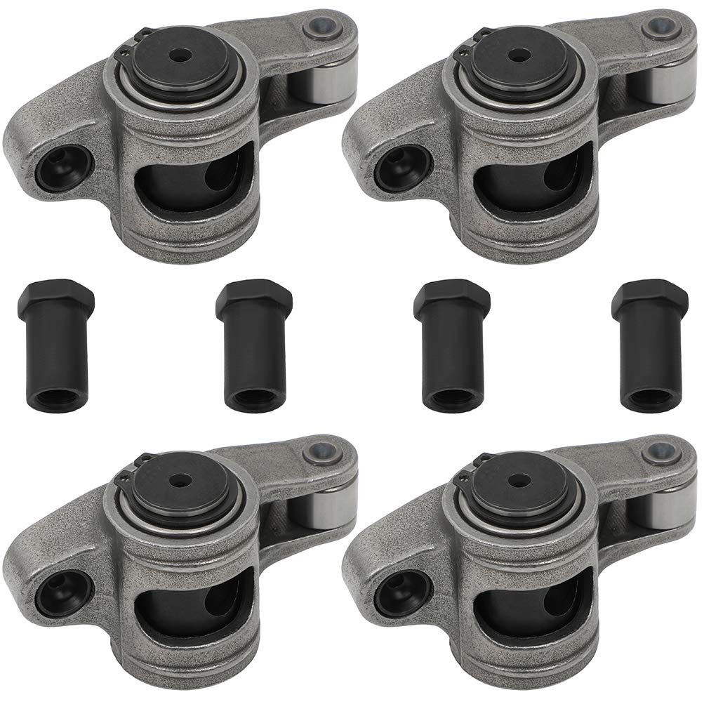 Roller Rocker Arm Assembly Set 1 50 Ratio 3 8 In For Sbc 305 350 400 Small Block Chevy Dm-ss3501538 Adjustable Engine Arms