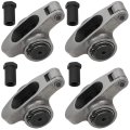 Roller Rocker Arm Assembly Set 1 50 Ratio 3 8 In For Sbc 305 350 400 Small Block Chevy Dm-ss3501538 Adjustable Engine Arms
