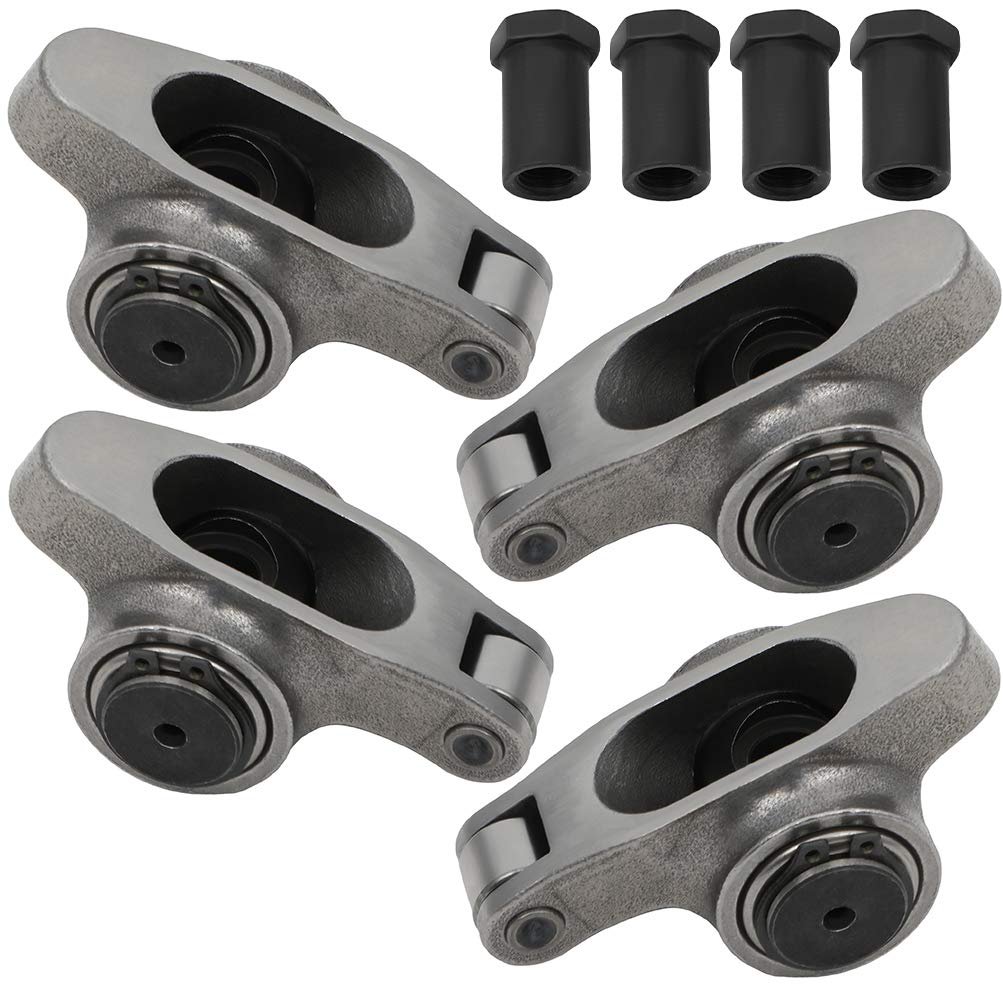 Roller Rocker Arm Assembly Set 1 50 Ratio 3 8 In For Sbc 305 350 400 Small Block Chevy Dm-ss3501538 Adjustable Engine Arms