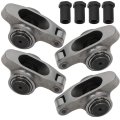 Roller Rocker Arm Assembly Set 1 50 Ratio 3 8 In For Sbc 305 350 400 Small Block Chevy Dm-ss3501538 Adjustable Engine Arms