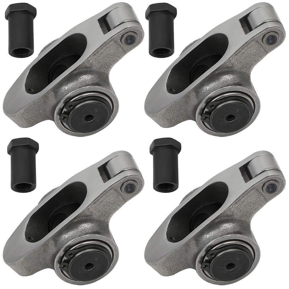 Roller Rocker Arm Assembly Set 1 50 Ratio 3 8 In For Sbc 305 350 400 Small Block Chevy Dm-ss3501538 Adjustable Engine Arms