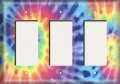 Snazzyswitch Decorative Light Switch Cover Plate Tie Dyed Triple Rocker Three Decora Or Outlet 
