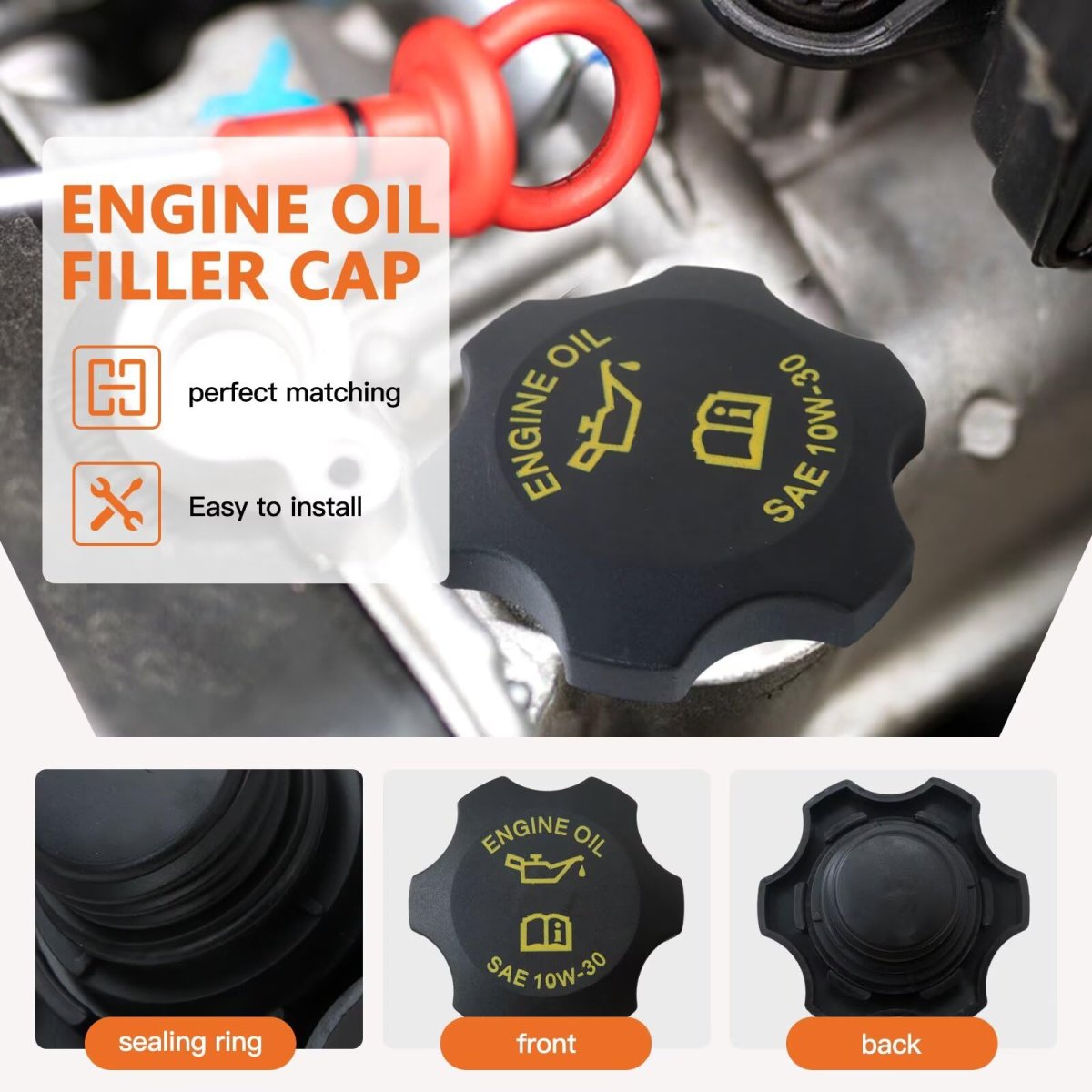 53010654aa 04648831aa Oil Filler Cap Replacement Fit For Chrysler 300m Sedan 4-door 3 5l V6 1999-2004 Cirrus 1995-1997 2000 New