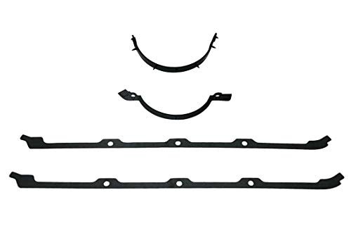 Oil Pan Gasket For Bbc Mark 4 Race Pattern Part Number 93156 Rubber Construction