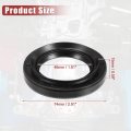 Uxcell 2pcs Engine Crankshaft Oil Seal Replacement For Toyota Land Cruiser 1981-1990 No 90311-48022 9031148022