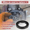 Uxcell 2pcs Engine Crankshaft Oil Seal Replacement For Toyota Land Cruiser 1981-1990 No 90311-48022 9031148022