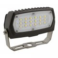 Halco Led Small Flood 120-277v 12w 5000k Non-dimmable Bronze Yoke Mount Set Of 2 