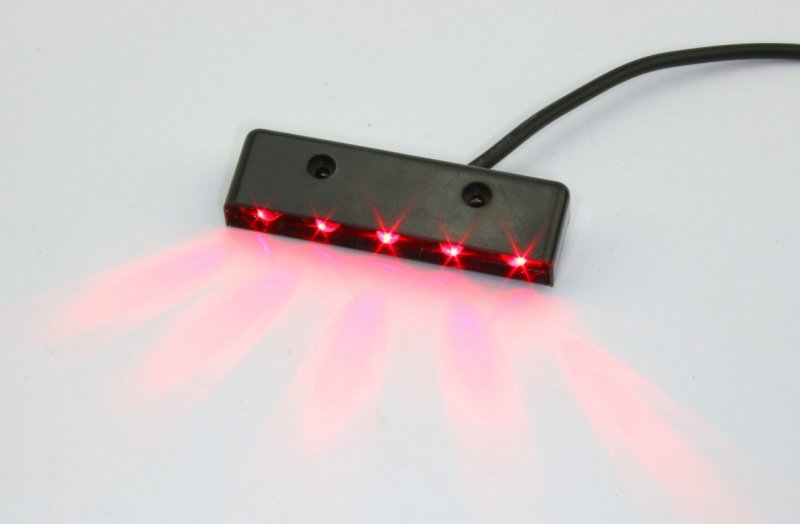 Led Map Light High Power 5 Red Under Panel Footwell