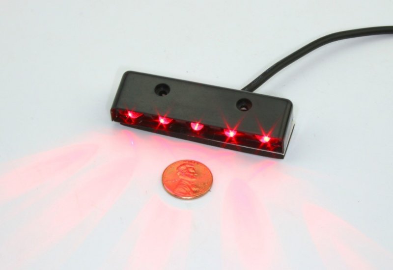 Led Map Light High Power 5 Red Under Panel Footwell