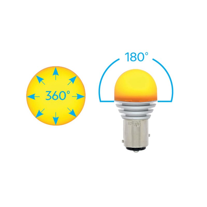 United Pacific High Power 1157 Led Bulb Amber 36469