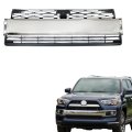 Silver And Black Front Bumper Grille Lower Replacement For 4runner 2014 2015 2016 