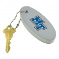 Graphics More Middle Tennessee State Secondary Logo Floating Keychain Oval Foam Fishing Boat Buoy Key Float