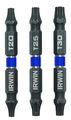 Irwin Tools Impact Performance Series Double-ended Screwdriver Power Bit Torx 2 3 8-inch Length 3-piece Set 