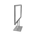 11-1 4 X 7-1 Counter Cardframe Display Clothes Rack Fixture Sign Holder Chrome Plated Steel 