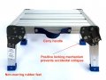 Maxworks 80773 Foldable Aluminum Platform Step Stool 350 Lbs Maximum Capacity
