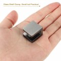 Uxcell Glass Shelf Clamp 4pcs Brass For 5-8mm Thick Adjustable Bracket Support Holder Black