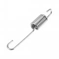 X Autohaux 10pcs 8 5cm Length Silver Tone Plated Steel Motorcycle Brake Pedal Return Spring For Honda Cg125