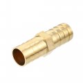 Uxcell 10 Set 16mm Hose Barb Barbed Tube Pipe Fitting Copper Connectors With Clamps