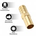 Uxcell 10 Set 16mm Hose Barb Barbed Tube Pipe Fitting Copper Connectors With Clamps