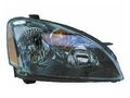 Headlightsdepot Chrome Housing Halogen Headlight For Nissan Altima 2002-2004 Includes Right Passenger Side Headlamp 