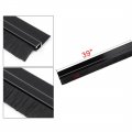 Uxcell Door Bottom Sweep H-shape Aluminum Alloy Base With 0 6-inch Black Nylon Brush 39-inch X 1 4-inch