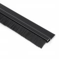 Uxcell Door Bottom Sweep H-shape Aluminum Alloy Base With 0 6-inch Black Nylon Brush 39-inch X 1 4-inch