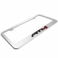 Ipick Image For Gmc At4 In 3d Mirror Chrome Metal License Plate Frame