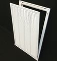 16 X 25 Steel Return Air Filter Grille For 1 Removable Face Door Hvac Duct Cover Flat Stamped White Outer Dimensions 18 W 27 5 