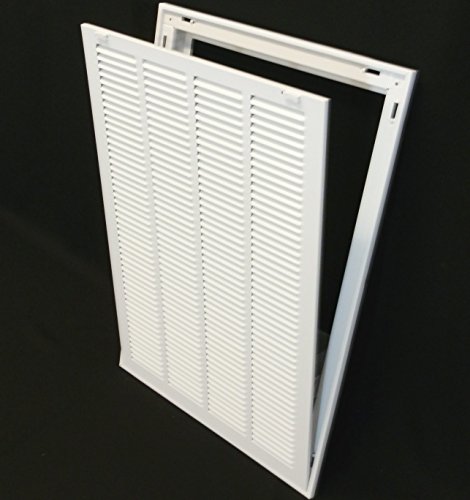 16" X 25 Steel Return Air Filter Grille for 1" Filter Removable Face/Door 