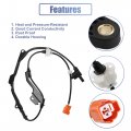 Uxcell 4pcs Front Rear Left Right Abs Sensor Wheel Speed No 57475-s84-a53 57470-s84-a53 57450-s84-a52 57455-s84-a52 For Honda