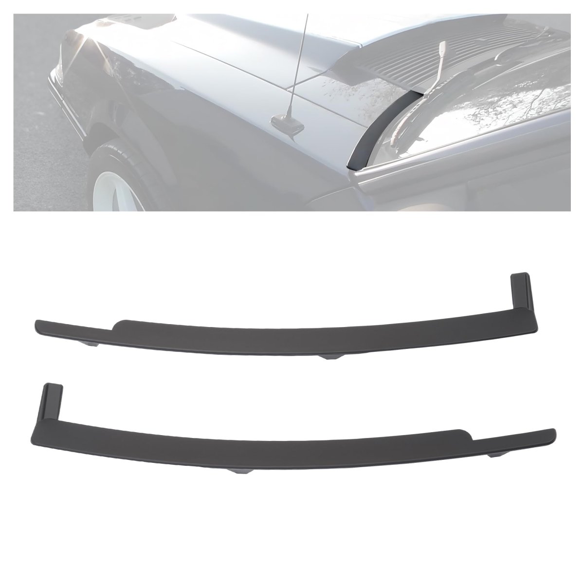 Lower Windshield Wiper Cowl Molding For 1983 1993d Mustang Black Abs Plastic Driver And Passenger Side Replacement For Fozz