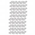Uxcell 100pcs M5 X 20mm Aluminum Half Round Head Solid Rivet Fastener Silver Tone