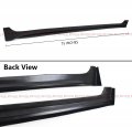 Jdm Style Side Skirt Extension Rocker Panel Compatible With 2012-2015 9th Honda Civic 4 Door Sedan Model
