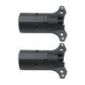 Usonline911 2pcs New 7 Way Round Tow Vehicle End To 4 Pin Flat Trailer