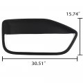 G-plus Front Door Panel Insert Cards Driver And Passenger Side Compatible With Ford Mustang 2005-2009 Black 2 Pcs