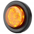 Ocpty 9led Side Marker Light 2pcs 2a Red Amber Round Trailer Lamp Stop Turn Tail W Rubber Grommet Fit For Boats Truck Pickups
