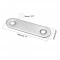 Uxcell Repair Plate 55mmx16mm Flat Fixing Mending Corner Brace Bracket Connector Pack Of 4