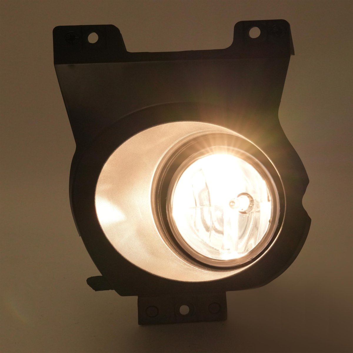 Fog Light And Bezel Set For 2009-2014d F-150 Halogen Bumper Driving Lamps With Black Cover Clear Lens Mo-3909 Replacement For
