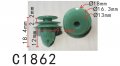 Autobahn88 Door Trim Panel Lining Clip Compatible With Honda Oem 91560szw003 Pack Of 20
