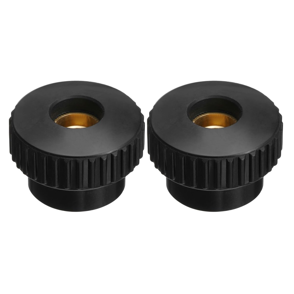 2pcs Knurled Thumb Nuts M12 X 40mm Clamping Through Hole Round Knobs Fasteners Copper Core Lock Nut For 3d Printer Parts
