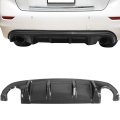Ikon Motorsports Rear Bumper Diffuser For 2014-2017 Infiniti Q50 Carbon Fiber Print Abs Lip Under Chin Body Kit Add On 2015