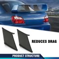 2pcs Spoiler Wing Stiffi Support Rally For Subaru Impreza Wrx Sti 2002 2003 2004 2005 2006 2007 Abs Rear Stabilizer Supports