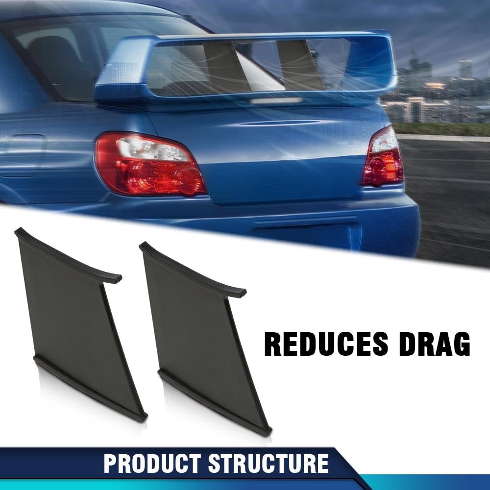 2pcs Spoiler Wing Stiffi Support Rally For Subaru Impreza Wrx Sti 2002 2003 2004 2005 2006 2007 Abs Rear Stabilizer Supports
