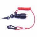 Southmarine 175974 05005801 Ignition Switch Key Assembly With Lanyard For Omc Johnson Evinrude 40-200hp Outboard Motorine