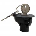 Black Locking Gas Fuel Tank Plug Cover Locked W 2 Keys Replace 8u5z9c268b For 2016 Ford Expedition Xlt Sport Utility 4-door