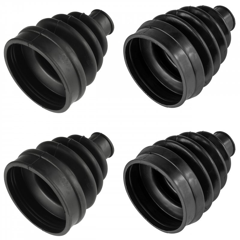 Caltric 2 Front Axle Inner And Outer Cv Boot Kit For Can-am Outlander Max 800r 4x4 2009 2010 2011 2012