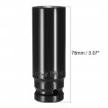 Uxcell 1 2 Drive By 19mm Deep Impact Socket Heat-treated Cr-v Steel 6-point Metric Sizes